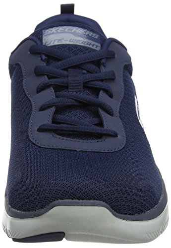 Skechers Flex Advantage 2 Dayshow, Zapatillas para Correr Hombre, Navy/Black, 42 EU