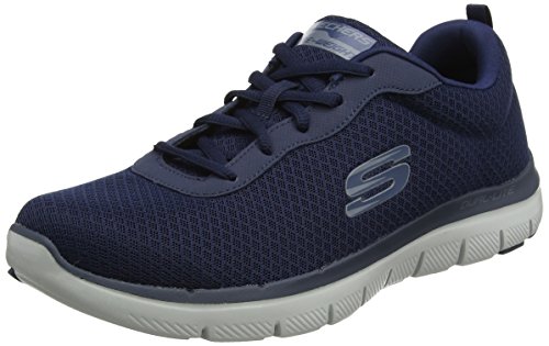 Skechers Flex Advantage 2 Dayshow, Zapatillas para Correr Hombre, Navy/Black, 42 EU