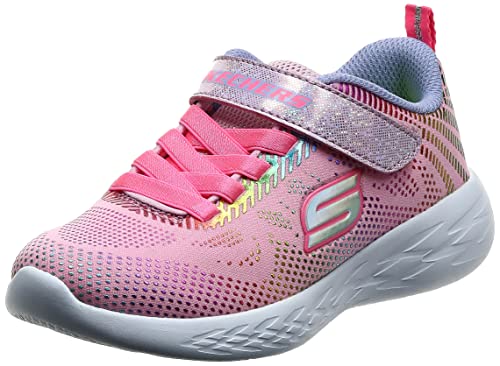 Skechers Go Run 600 Shimmer Speeder, Zapatillas, Black/Multi, 30 EU