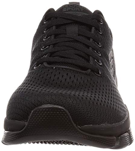 Skechers Skech-flex 3.0-verko, Zapatillas Hombre, Negro (Black Engineered Mesh/Black Trim Bbk), 42.5 EU