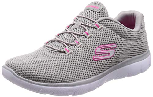 Skechers Summits - Zapatillas Deportivas, Mujer, Gris (Grey), 38 EU