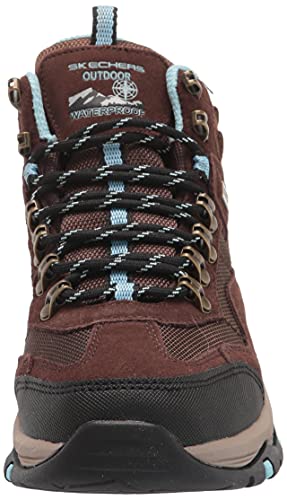 Skechers Trego Base Camp, Botas para Senderismo Mujer, Chocolate, 38 EU