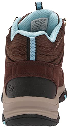 Skechers Trego Base Camp, Botas para Senderismo Mujer, Chocolate, 38 EU