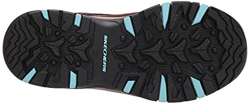 Skechers Trego Base Camp, Botas para Senderismo Mujer, Chocolate, 38 EU