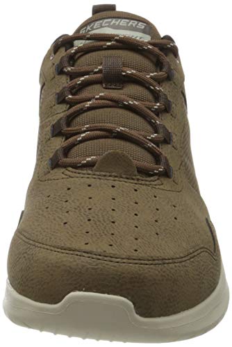 Skechers Ultra Flex 2.0 Krinsin, Zapatillas Hombre, Marrón (Chocolate), 45 EU