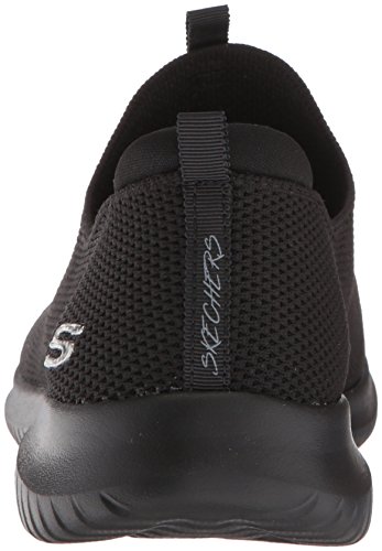 Skechers Ultra Flex-First Take, Zapatillas sin Cordones Mujer, Negro (BBK Black Knit Mesh/Trim), 38 EU