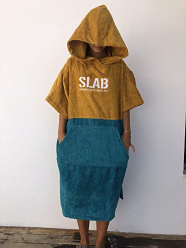 Slab-Poncho Toalla Mustard Talla M/L