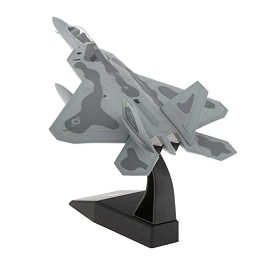 SM SunniMix 1/100 USA F-22 Fighter Raptor Diecast Modelo de Avión Colección de Juguetes