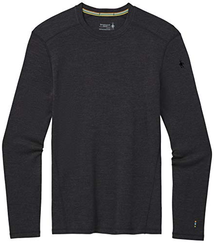 Smartwool Men's Merino 250 Baselayer Crew Charcoal Heather Medium Mens