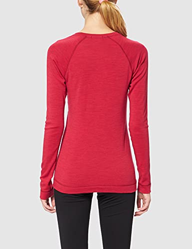 Smartwool Merino 250-Camiseta Interior Capa de Base Superior, Granada Heather, L Mujer