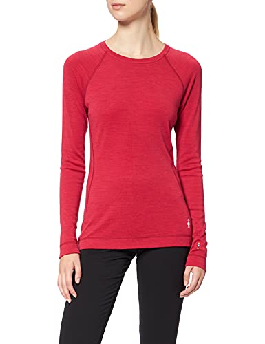 Smartwool Merino 250-Camiseta Interior Capa de Base Superior, Granada Heather, L Mujer