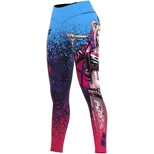 SMMASH Harley Squad 2.0 Deportivos Leggins largos Mujer con cintura alta y Push UP, Perfecto para Yoga, Fitness, Crossfit, Correr, Material Transpirable y Antibacteriano, fabricada en la UE (XS)