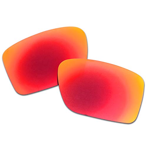 SOODASE Para Oakley Double Edge Gafas de Sol Rojo Lentes de Repuesto polarizadas