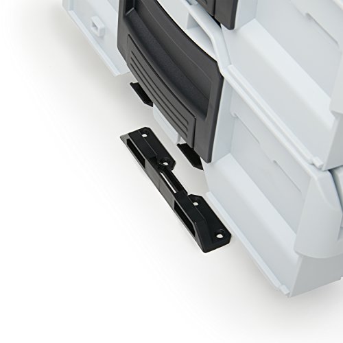 Soporte Sortimo L-Boxx para Bosch Sortimo, fijación de seguridad L-Safe, 4 soportes para atornillar, para todos los maletines de herramientas L Boxx de Bosch