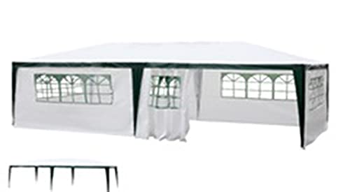 SORARA Carpa de Fiesta Gazebo, Verde, 600 x 300 cm, 10 kg