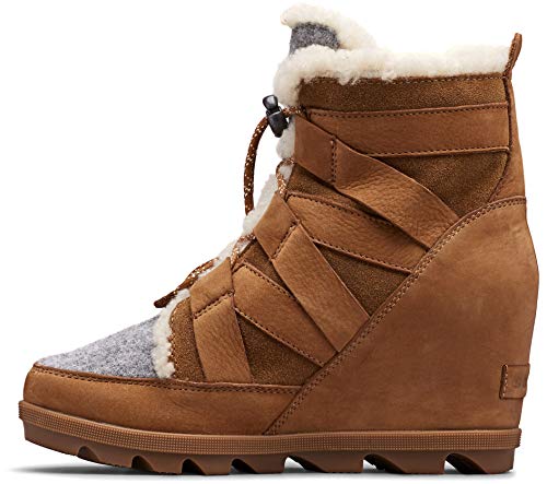 Sorel Joan of Arctic Wedge II Cozy, Zapatillas para Caminar Mujer, Camel Brown, 38 EU