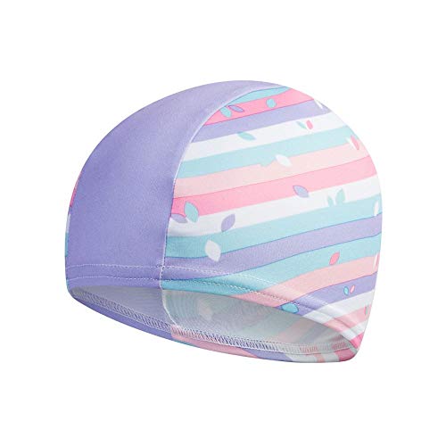 Speedo Printed Polyester Cap Swimming Caps, Infant Unisex, Rosado, Talla única