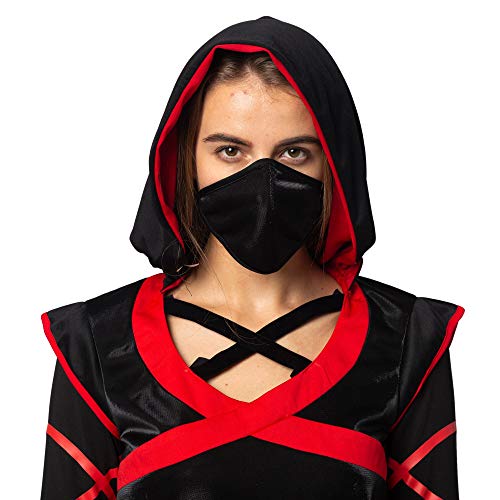 Spooktacular Creations Halloween Ninja Warrior Costume for Women with Ninja Mask (Small ( 5 – 7 yrs))