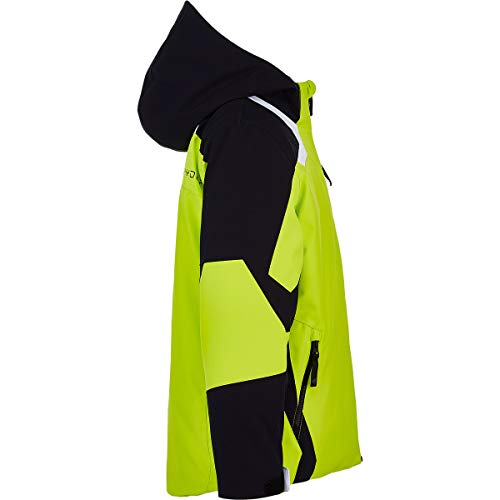 Spyder Leader Chaqueta, Unisex niños, Sharp Lime, 10 Años