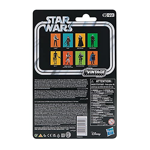 Star Wars Hasbro colección Vintage Imperio contraataca - Figura de Lobot a Escala de 9,5 cm - Edad: 4+, F4462