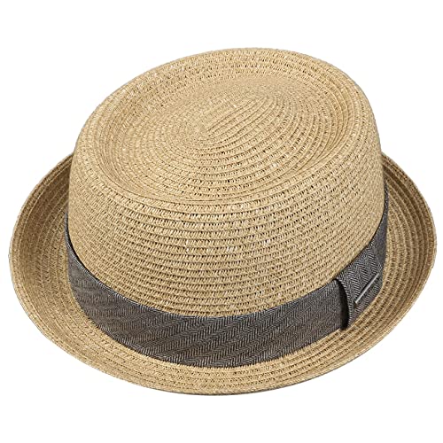 Stetson Sombrero Robstown Toyo Pork Pie by solsombrero (S (54-55 cm) - Natural)