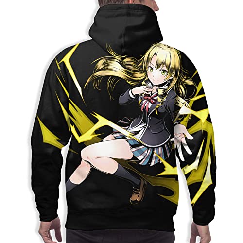 Sudadera delgada con capucha para hombre My Teen Romantic Comedy Snafu Miura Yumiko Pullover Sudaderas, Negro, XX-Large