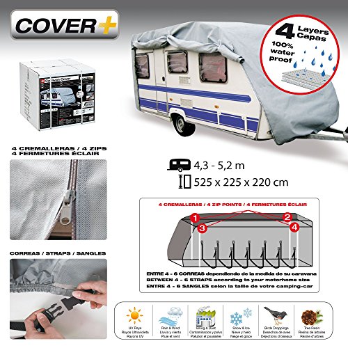 SUMEX COVCV17 - Funda para Caravana, 525X225X220 cm (4,3 A 5,20)