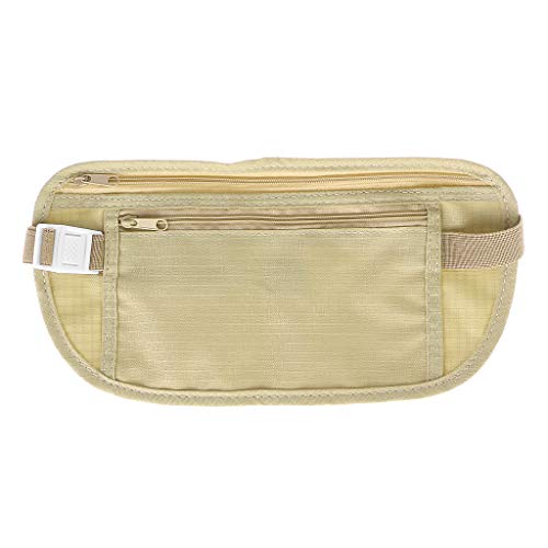 suoryisrty Travel Pouch Hidden Wallet Pasaporte Money Waist Belt Bag Slim Secret Security