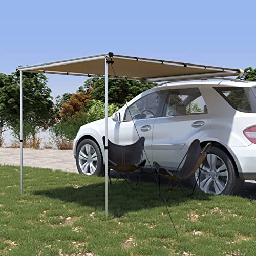 Susany Toldo para Autocaravanas y Caravanas Parasol para Caravanas Protector Solar 2x2,5x2,15 m Beige