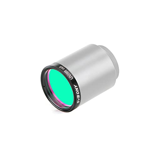 Svbony Filtro Lente UV/IR para Cámara CCD,Ocular del Telescopio,Bloquea Filtro Rojo,UV-IR-Cut Filtro, Tecnologia de Recubrimiento Ofrece la