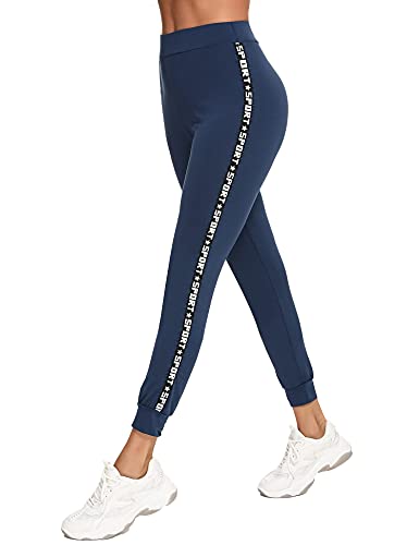 Sykooria Leggins Deportivos Mujer, Leggings Push Up Mujer Mallas Pantalones Deportivos con Letras de Cintura Alta Mallas de Deporte Mujer para Yoga Running Training Estiramiento Fitness