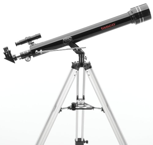 TASCO 600x800mm Novice Refractor - Telescopio, Negro