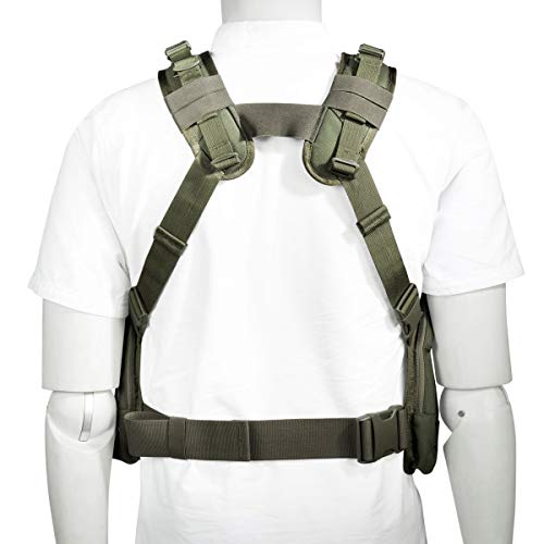 Tasmanian Tiger TT - Juego de adaptadores para conexión de TT Assault Pack 12 y TT Chest Rig MK2, color verde oliva