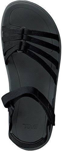 Teva Sanborn COTA Sandal, Sandalias de Punta Descubierta Mujer, Negro (Black Black), 36 EU