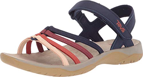 Teva Sandalia W ELZADA Sandal Web Punta Descubierta Mujer, Multicolor (Eclipse Multi Esml), 38 EU