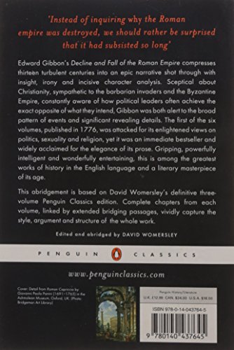 The History of the Decline and Fall of the Roman Empire (Penguin Classics)