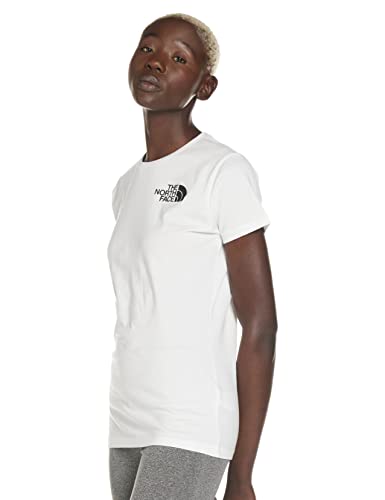 The North Face - Camiseta para Mujer Half Dome - Manga Corta - White, M