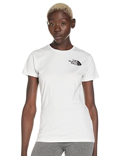 The North Face - Camiseta para Mujer Half Dome - Manga Corta - White, M