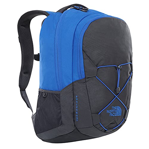 The North Face - Mochila Unisex Groundwork, Talla Única- Azul / Gris 30L