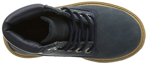 Timberland 6-Inch Premium WP, Botas Clasicas Unisex Niños, Azul (Medium Blue Nubuck P01), 37.5 EU