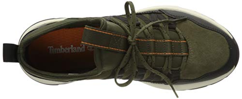 Timberland Boroughs Project Zapatillas Bajas para Hombre, Verde (Dark Green Suede), 47.5 EU