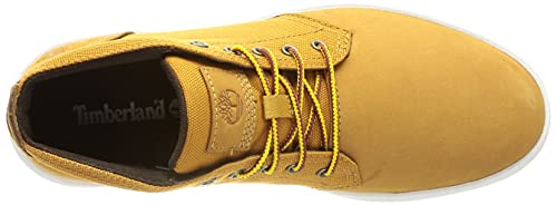 Timberland Davis Square F/L Chukka Botas para Hombre, Amarillo (Wheat Nubuck), 44.5 EU