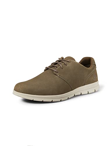 Timberland Graydon Oxford Basic Oxford plano para Hombre, Verde (Olive Nubuck), 45 EU