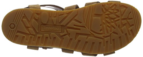 Timberland Malibu Waves Ankle, Sandalias Mujer, Marrón Brown Rust Nubuck, 38 EU