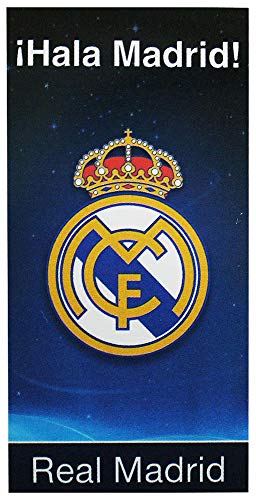 Toalla playa grande algodon 75x150cm 300gr de Real Madrid