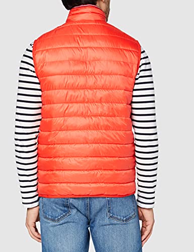 Tommy Hilfiger Chaleco Circular Plegable plumón, Daring Scarlet, L para Hombre