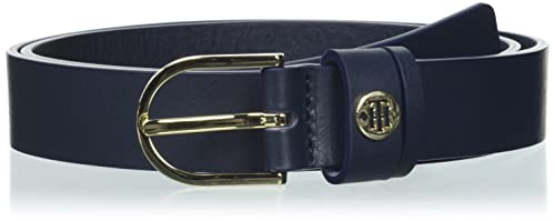 Tommy Hilfiger Classic 2.5, Cinturón para Mujer, Azul (Wüstenhimmel), 80 cm