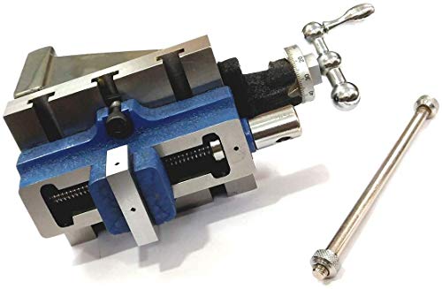 Torno Fresado Vertical Slide & 50 mm Auto Centering Vise Vise Herramientas de Ingeniería