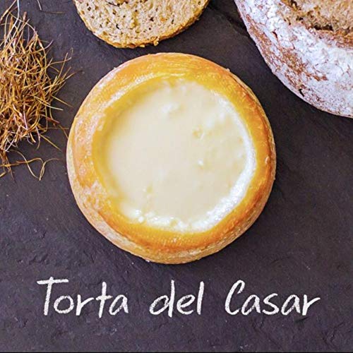 Torta Del Casar Pastoralia - Peso 600 gramos - Queso de Oveja elaborado con leche cruda de oveja - D.O.P. Pastovelia (1 Torta del Casar)