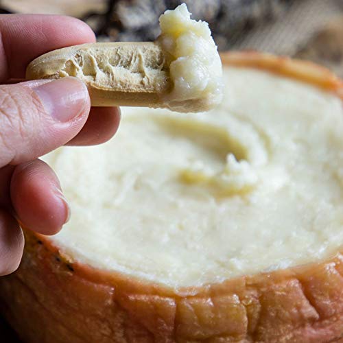 Torta Del Casar Pastoralia - Peso 600 gramos - Queso de Oveja elaborado con leche cruda de oveja - D.O.P. Pastovelia (1 Torta del Casar)